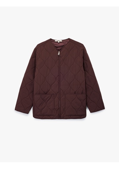 Koton Uzun Kollu Cepli Bisiklet Yaka Fermuarlı Oversize Kapitone Ceket Bordo 6wak20288ew Bordo Koton Uzun Kollu Cepli Bisiklet Yaka Fermuarlı Oversize Kapitone Ceket Bordo 6wak20288ew Bordo