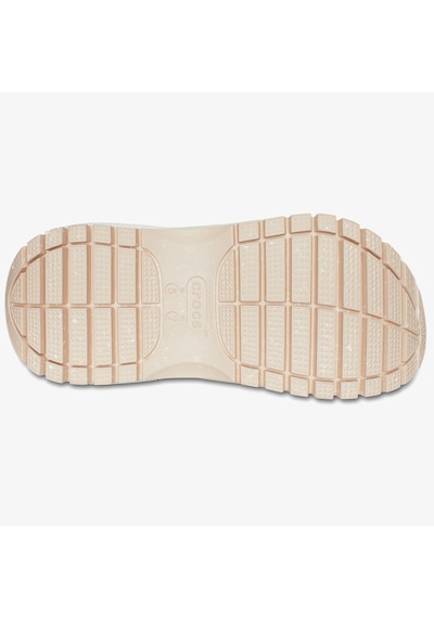 Crocs Classic Mega Crush Platform Kadın Krem Terlik Düz 207988 Krem