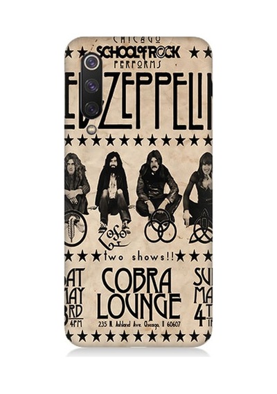 Xiaomi Mi 9 Se Uyumlu Led Zeppelin Desenli Silikon Kılıf