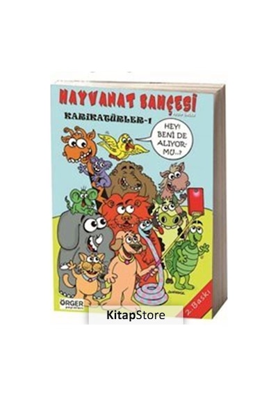 Hayvanat Bahçesi Karikatürler-1 - Vacip Örger - Örger Yayınları