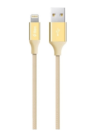 Ttec Alumicable Lightning İle Uyumlu Kablo Altın 1.2m - 2dk16a 1 Adet