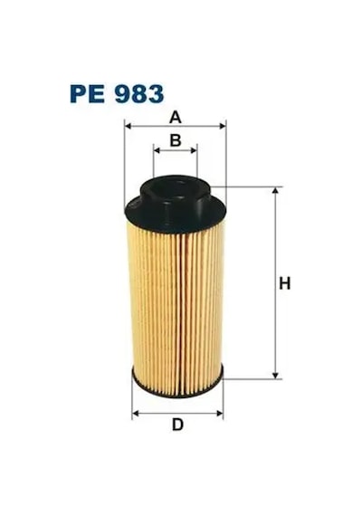 Fıltron Pe983 Yakit Filtresi 1429059 1446432 15504895