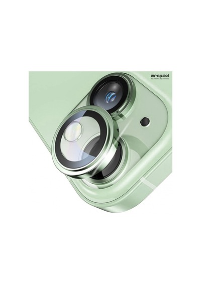 Apple Uyumlu iPhone 15 Plus Yeşil Kamera Lens Koruyucu Kolay Uygulama Aparatlı