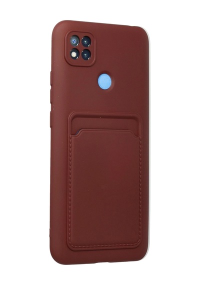 Uryport Xiaomi Redmi 9c Kılıf Kelvin Kartvizitli Silikon - Bordo