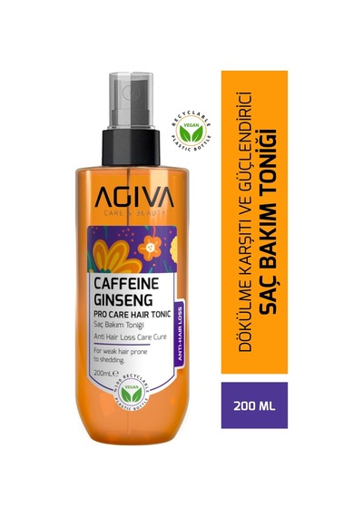 Agiva Caffeine&Ginseng Dökülme Karşıtı Ve Güçlendirici Saç Toniği 200 ML