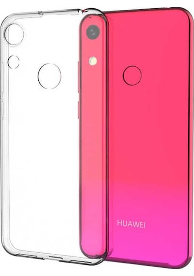 Huawei Honor 8A Kılıf Şeffaf Silikon Hibrit Case Renksiz