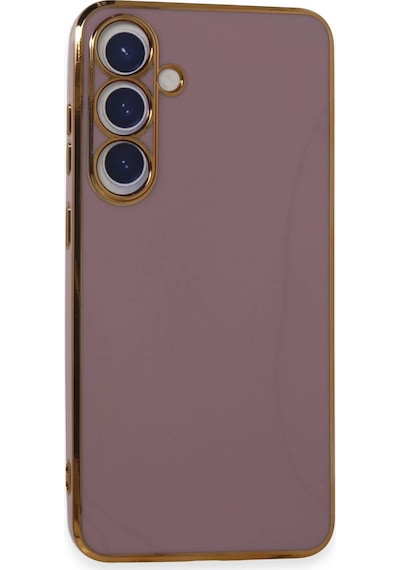 Mey İthalat Samsung Uyumlu Galaxy S24 Plus Kılıf Volet Silikon - Mor