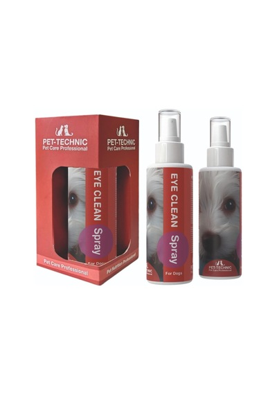 Pet-technic Eye Clean Spray, Köpekler İçin Göz Çevresi Temizleyici,%3 Borik Asit İçerikli, 100 Ml