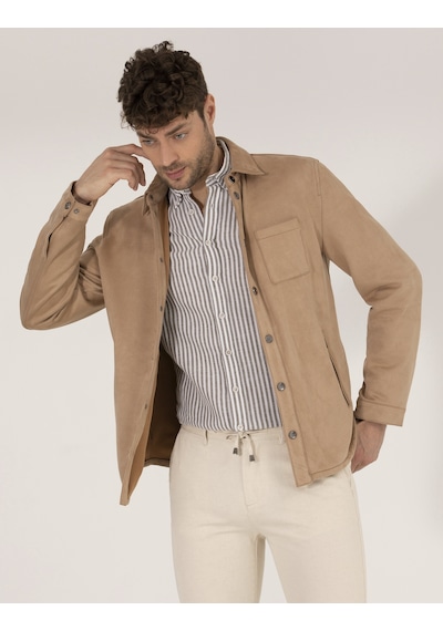 Pierre Cardin Erkek Bej Deri Mont-kaban 50273469-591 Bej