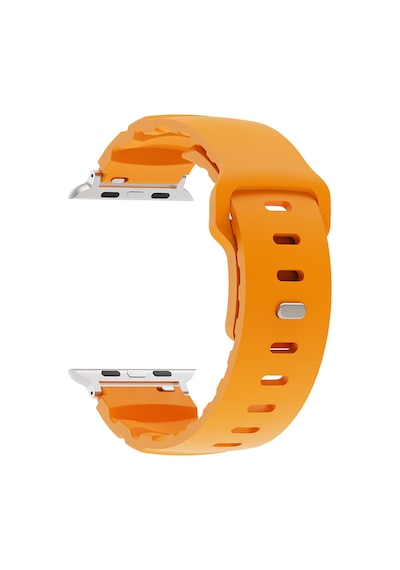 Apple Uyumlu Watch  Seri 10-11 42mm Kordon 1/2/3/4/5/6/se/7/8/9 38-40-41mm Kd-143 Silikon Kordon