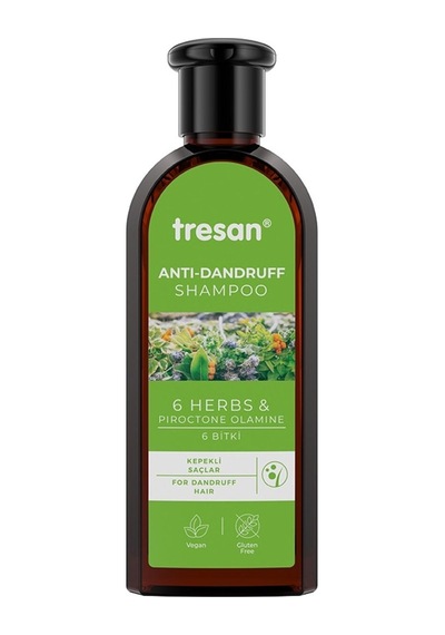 Tresan 6 Bitki Kepek Karşıtı Bakım Şampuanı 300 Ml - 4 Adet Tarı