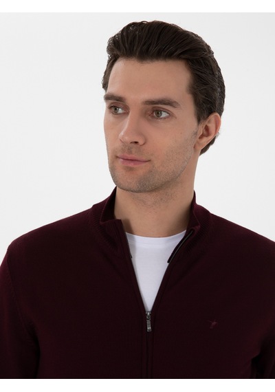 Cacharel Erkek Bordo Hırka 50275636-vr014 Kırmızı