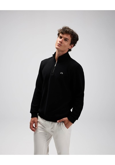 Ellesse Erkek Sweatshirt Em603-bk Black Çok Renkli