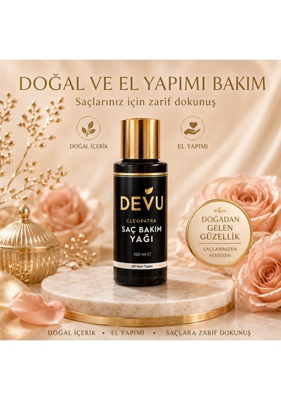 Devu Cleopatra Saç Bakım Yağı 100 ML