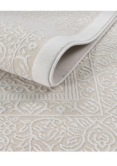 Elvey Home 7134 Krem Modern Desen Doğal Taban Koridor Mutfak Çocuk Oturma Odası Salon Halı Yolluk 7134kemik