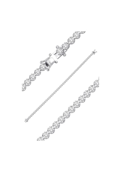 3,93ct G-h Vs Karat Pırlanta Suyolu Bileklik Beyaz