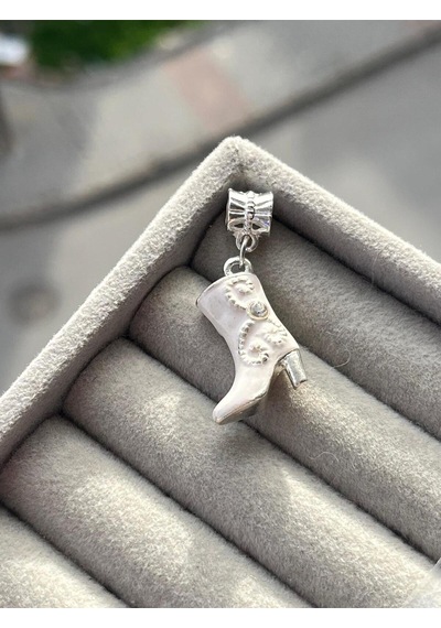 Topuklu Çizme Charm / Asafaccessory Gümüş