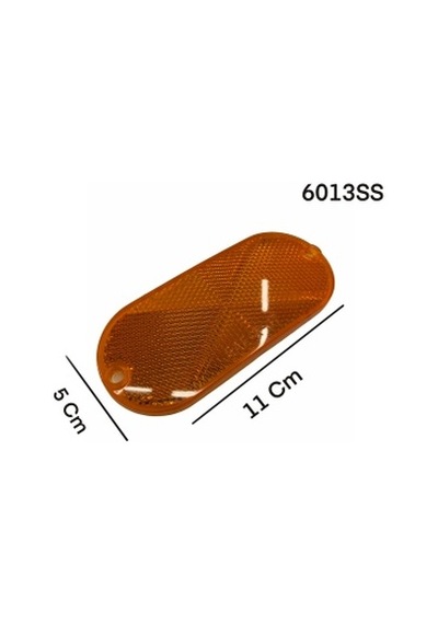 Sarı Vidalı & Yapıştırma Oval Reflektör Made In Usa