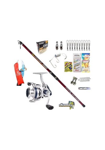 Aria-6000a Remixon Strong 420 100-250gr Profesyonel Kıyı Olta Takımı Seti