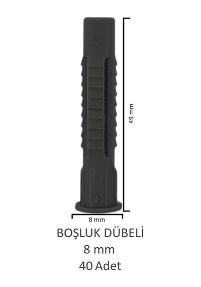 Tuğla Boşluk Dübeli 8 Mm 40 Adet
