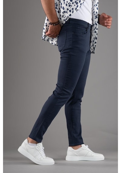 Regular Fit Likralı Pamuklu Erkek Kot Pantolon