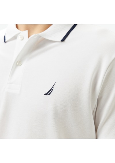 Nautica Erkek Beyaz Classic Fit Polo Düz K55335t Beyaz
