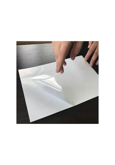 Şeffaf Yapışkanlı Parlak Laminasyon Kaplama Folyosu 122 X 200 Cm