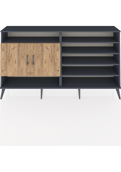 Arges Konsol 7 Raflı 2 Kapaklı 176x30x99 Antrasit-çam Atlas Çam/atlas Çam - Antrasıt Arges Konsol 7 Raflı 2 Kapaklı 176x30x99 Antrasit-çam Atlas Çam/atlas Çam - Antrasıt