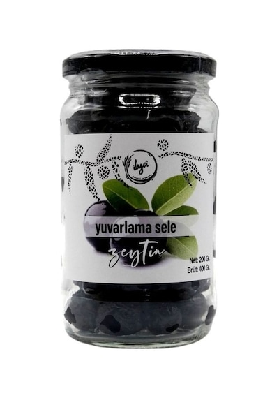 İlya Organik Yuvarlama Sele Siyah Zeytin 200 G