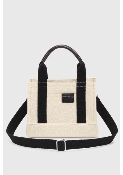 Housebags Kadın Soft Siyah Kanvas Tote Bag 232 Soft Siyah
