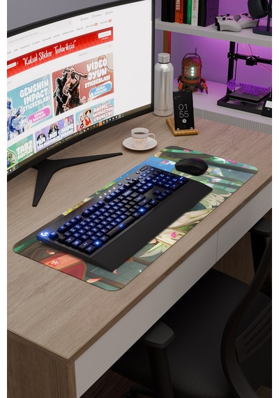 Nahida Genshin Impact Anime Gacha V5 - 70x30 Xl Gaming Mouse Pad Fare Altlığı