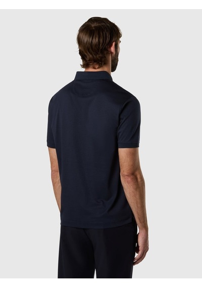 North Sails Kısa Kollu Pamuklu Erkek Polo Yaka T-shirt-33482 Lacivert