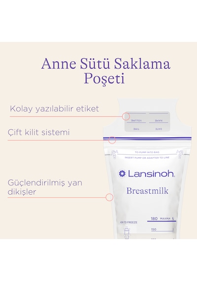 Lansinoh Süt Saklama Poşeti 25 Adet