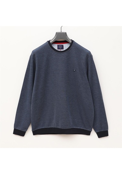 Dio Rise Erkek Uzun Kol İnce Sweatshirt - Czt-130 - Mavi - Marine Mavi - Marine