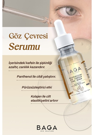 Göz Altı Ve Göz Çevresi Morluk Torba Koyu Halka Karşıtı Aydınlatıcı Caffein Kafein Serum