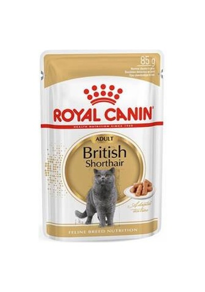 British Shorthair Adult Pouch Yetişkin Kedi Konservesi 85 Gr