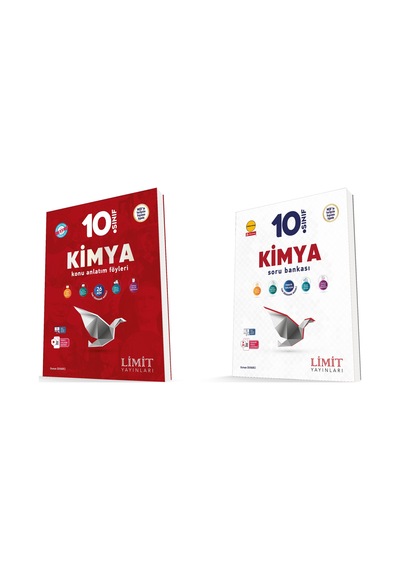 Limit 2025 10. Sınıf Kimya Kaf Konu + Soru Seti 2 Kitap Güncel Müfredat