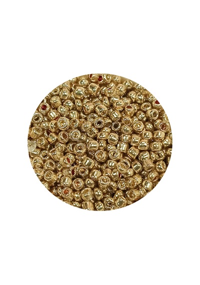 Dökme Cam Kum Boncuk 11/0 2 Mm - 60 Gram - Altın - Bnc059