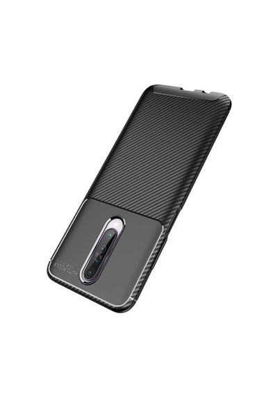Xiaomi Redmi K30 Kılıf Zore Negro Silikon Kapak Siyah