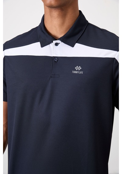 Tommy Life Lacivert Polyester Nefes Alan Dokulu İnce Esnek Standart Fit Polo Yaka Erkek Performans T-shirt - 8 Lacivert Tommy Life Lacivert Polyester Nefes Alan Dokulu İnce Esnek Standart Fit Polo Yaka Erkek Performans T-shirt - 8 Lacivert