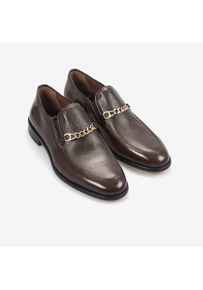 Mocassini Erkek Klasik Ayakkabı 9338 Kahve Buffalo