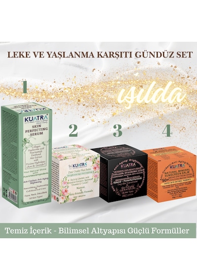 Kuatra Koyu Leke ve Yoğun Nemlendirici Gündüz Bakım Seti