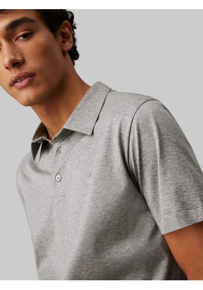 Calvin Klein Lıquıd Jersey Melang Gri Erkek Tişört