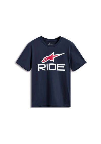 Alpinestars Rıde 4 Csf Tişört Mavi Beyaz Kırmızı
