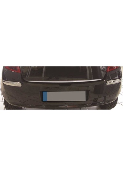 Renault Clio Bagaj Alt Çıtası - Krom 2006-2011 Arası, Hb