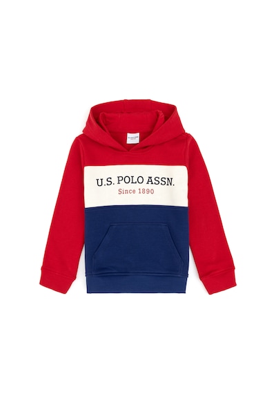 U.S. Polo Assn.  Erkek Çocuk Kırmızı Sweatshirt 50313969-vr171 Basıc Kırmızı