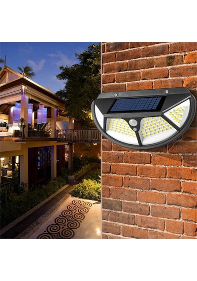 Güneş Enerjili Hareket Sensörlü 102 Led Bahçe Lambası (527700402) Diğer