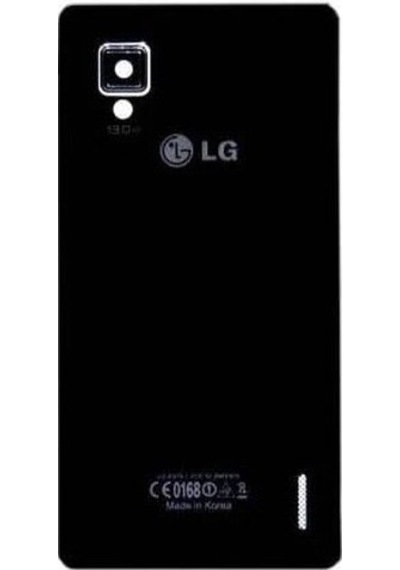 Axya LG Uyumlu Optimus G E975 Arka Cam Kapak Pil Kapağı Siyah