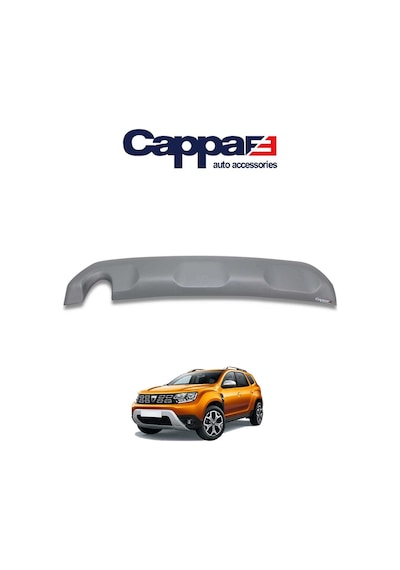 Cappafe Dacia Duster Arka Koruma Difüzör Mat Gri 2018 Ve Üzeri