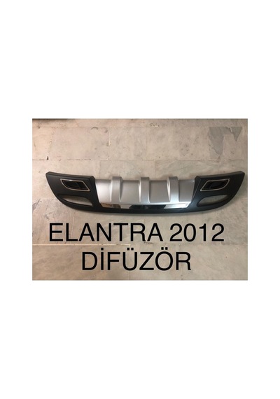Autogp Hyundai Elantra Difüzör Arka Tampon Çift Çıkış Egzoz 2011 / 2013